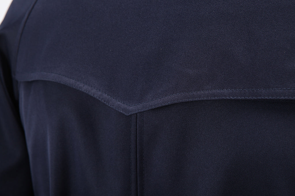 Trench coat largo con cinturón – cortaviento y doble botonadura para primavera y otoño
