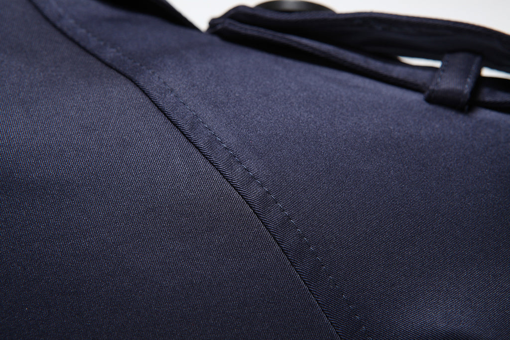 Trench coat largo con cinturón – cortaviento y doble botonadura para primavera y otoño