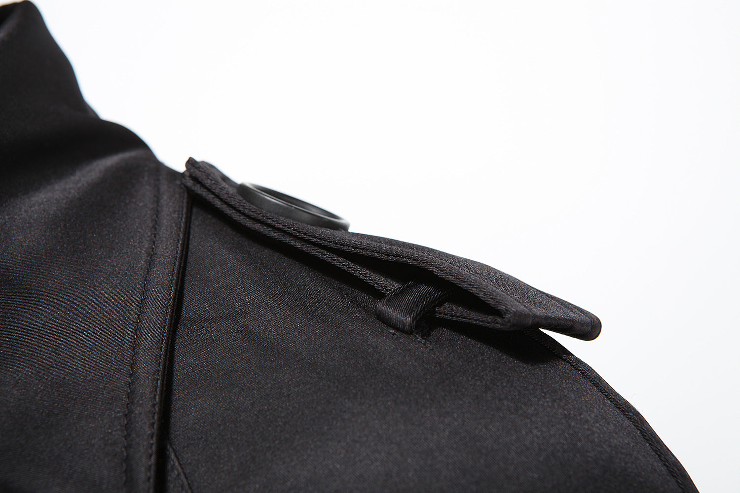 Trench coat largo con cinturón – cortaviento y doble botonadura para primavera y otoño