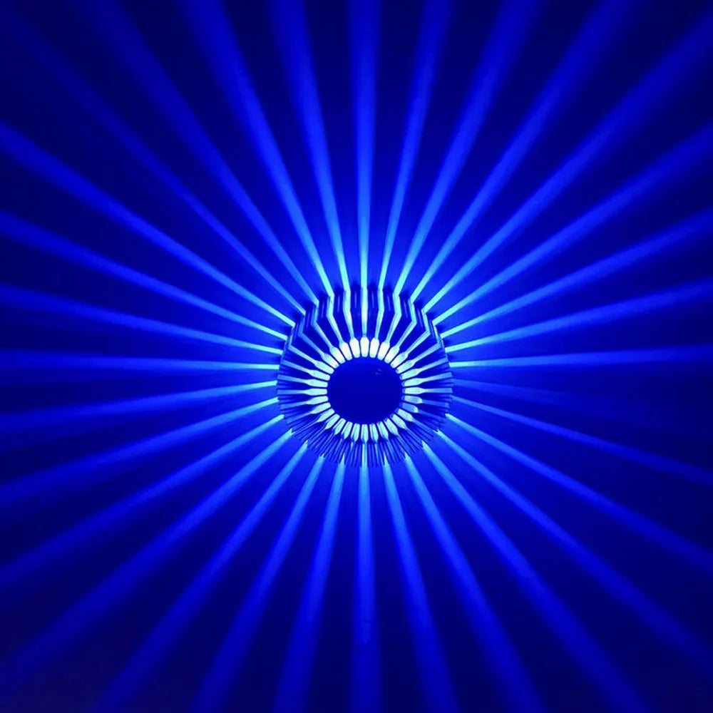 Lámparas LED coloridas 3W – apliques para living, pasillos y exteriores