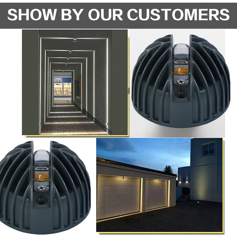 Luces LED para alféizar de ventana – 12W, impermeables y para exteriores