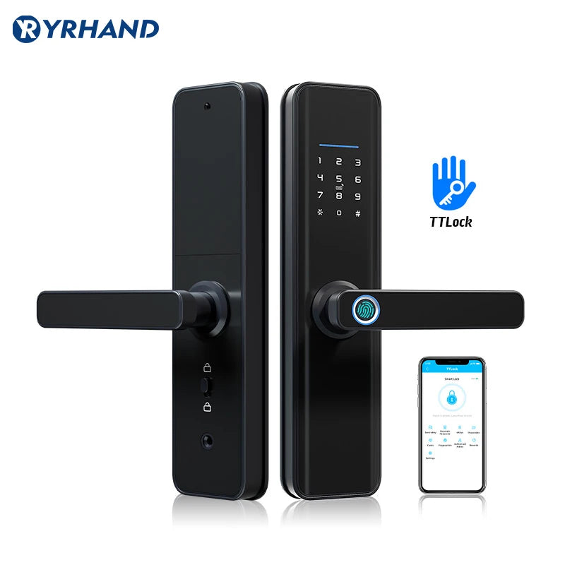 Cerradura inteligente Tuya X7 – WiFi, impermeable y kit electrónico para puerta