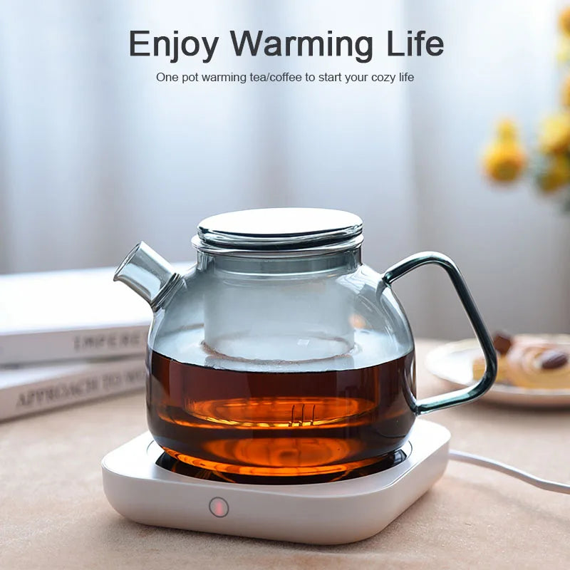 Calentador de Tazas Nuevo - Para Leche, Té, Tetera - Placa Caliente Eléctrica - Alta Temperatura 80°C - Para Hogar, Oficina y Escritorio