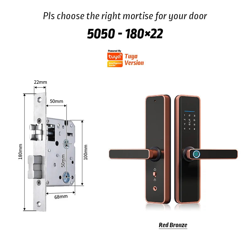 Cerradura inteligente impermeable – cerradura electrónica para puerta de hogar
