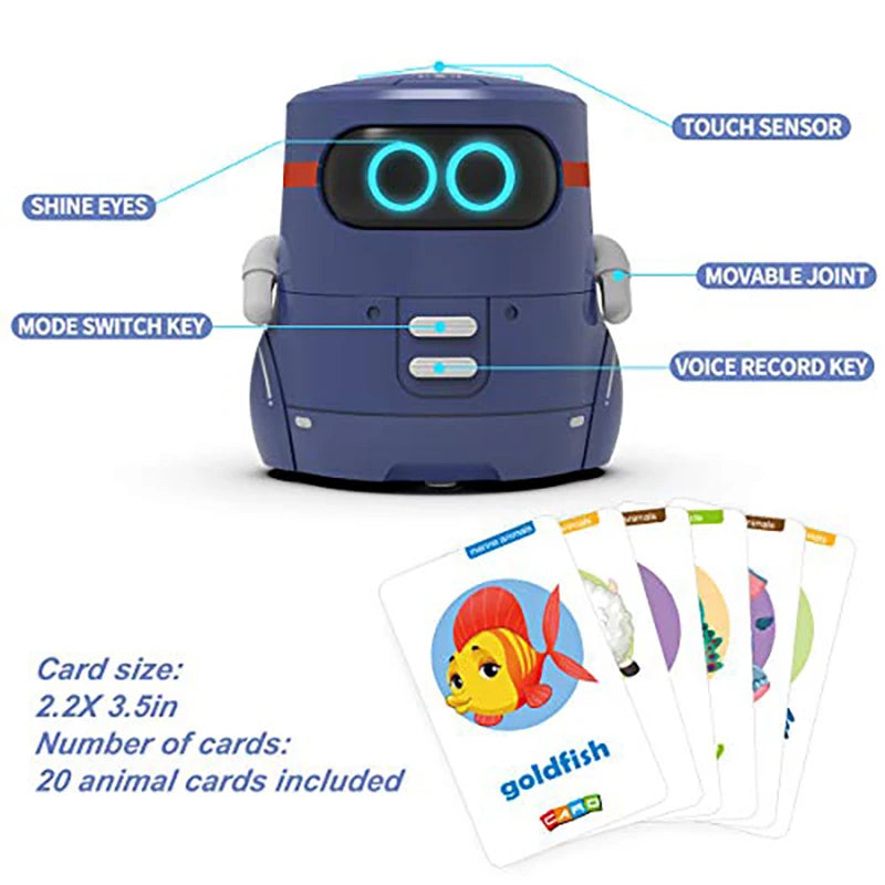 Robot RC Inteligente para Niños - Funciones Táctiles - Robot Electrónico Interactivo - Baila, Música y Camina - Regalo para Niños