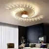 Lámpara colgante moderna LED – diseño acrílico con efecto fuegos artificiales y control remoto