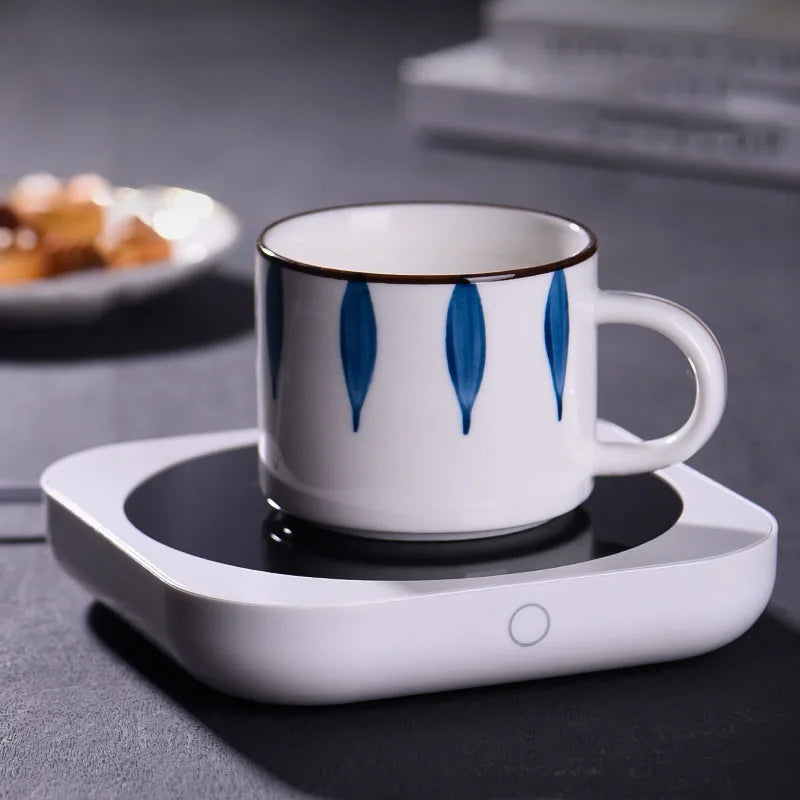Calentador de Tazas Nuevo - Para Leche, Té, Tetera - Placa Caliente Eléctrica - Alta Temperatura 80°C - Para Hogar, Oficina y Escritorio