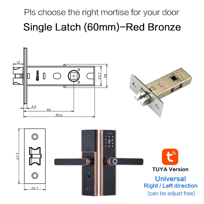 Cerradura inteligente impermeable – cerradura electrónica para puerta de hogar