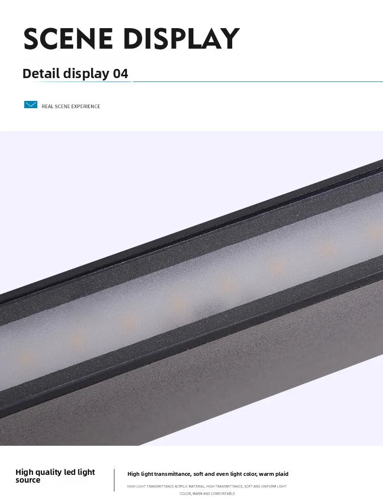 Lámpara LED de pared impermeable IP65 – luz cálida para exterior e interior