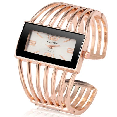 Reloj mujer de lujo – elegante con pulsera dorada y diseño sofisticado