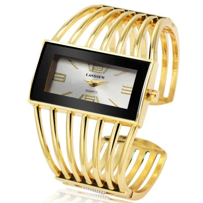 Reloj mujer de lujo – elegante con pulsera dorada y diseño sofisticado