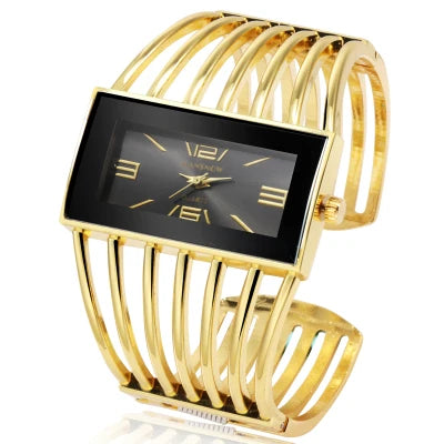 Reloj mujer de lujo – elegante con pulsera dorada y diseño sofisticado
