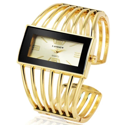 Reloj mujer de lujo – elegante con pulsera dorada y diseño sofisticado