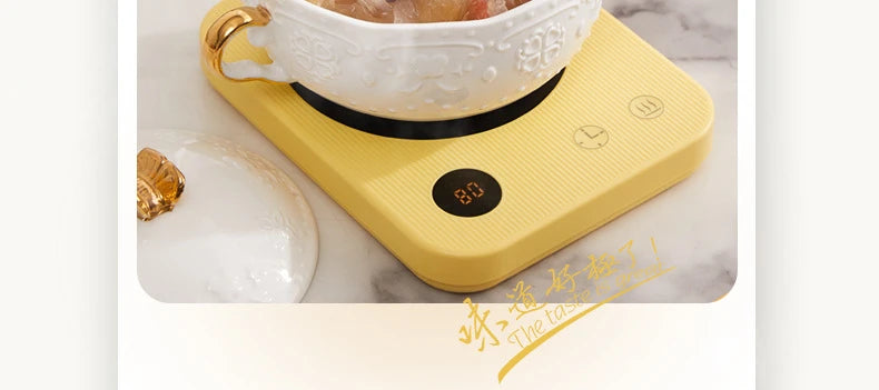 Calentador de Tazas NUEVO - Posavasos Calentador - Temperatura Constante - Placa Caliente Eléctrica - Set para Leche, Té, Agua - Hogar y Oficina - Regalo Perfecto