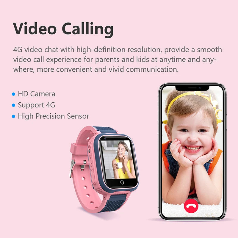 Smartwatch LT21 4G para niños – GPS, WiFi, videollamadas y cámara