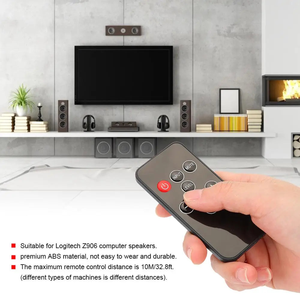 Control remoto reemplazo para sistema de parlantes Z906 – durable y compatible 433MHz