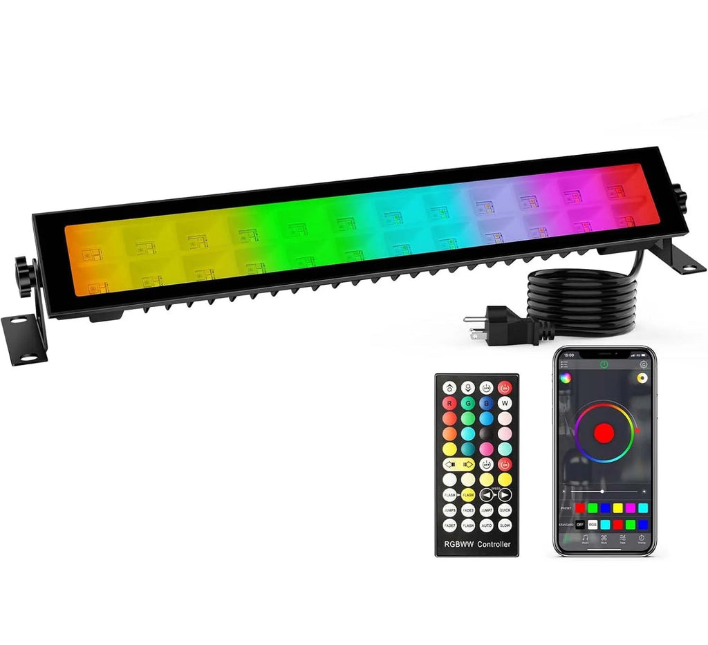 Barra LED para escenario 144W – RGB, smart, impermeable con control APP y remoto