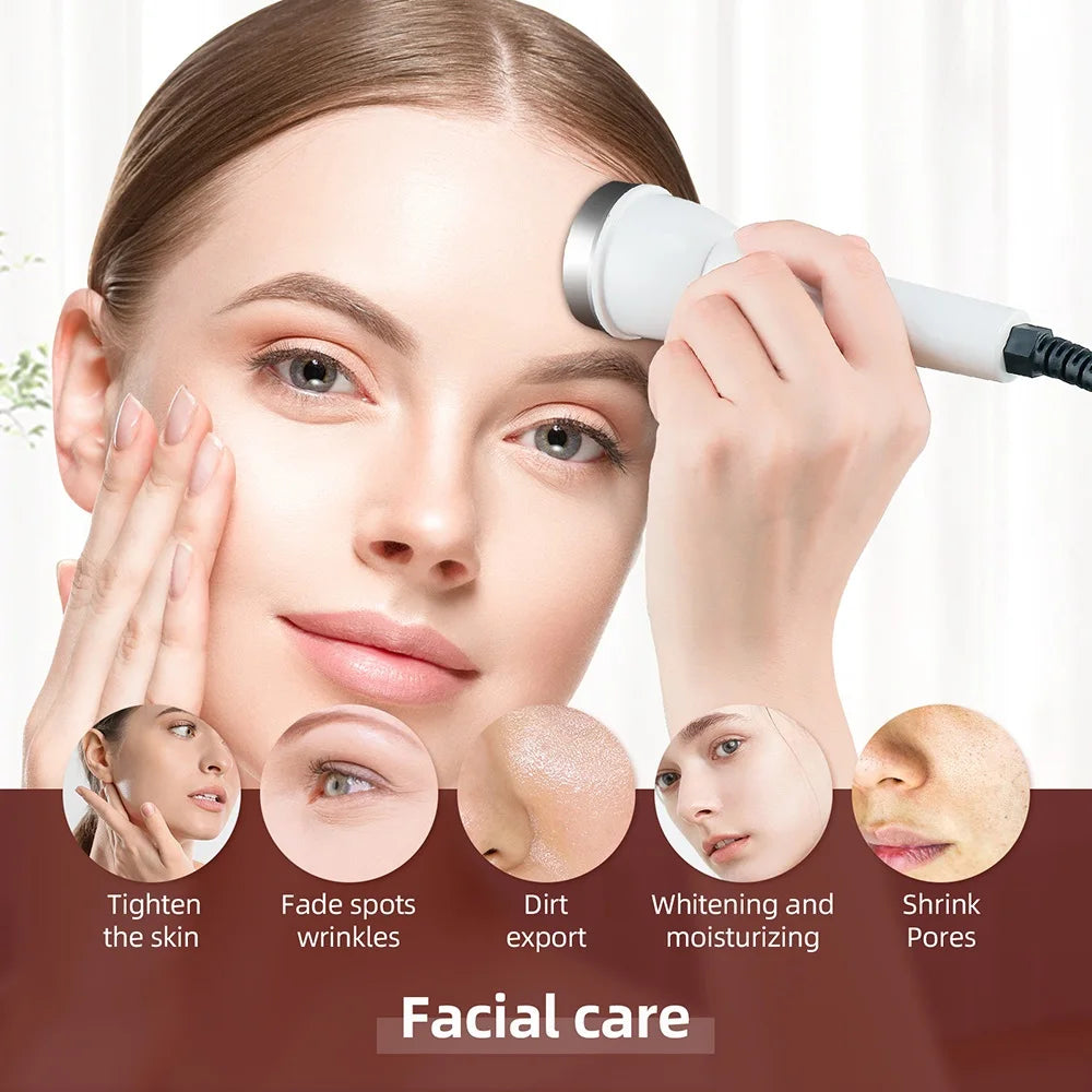 Máquina de cuidado facial ultrasónica – masajeador anti-edad para piel y ojos