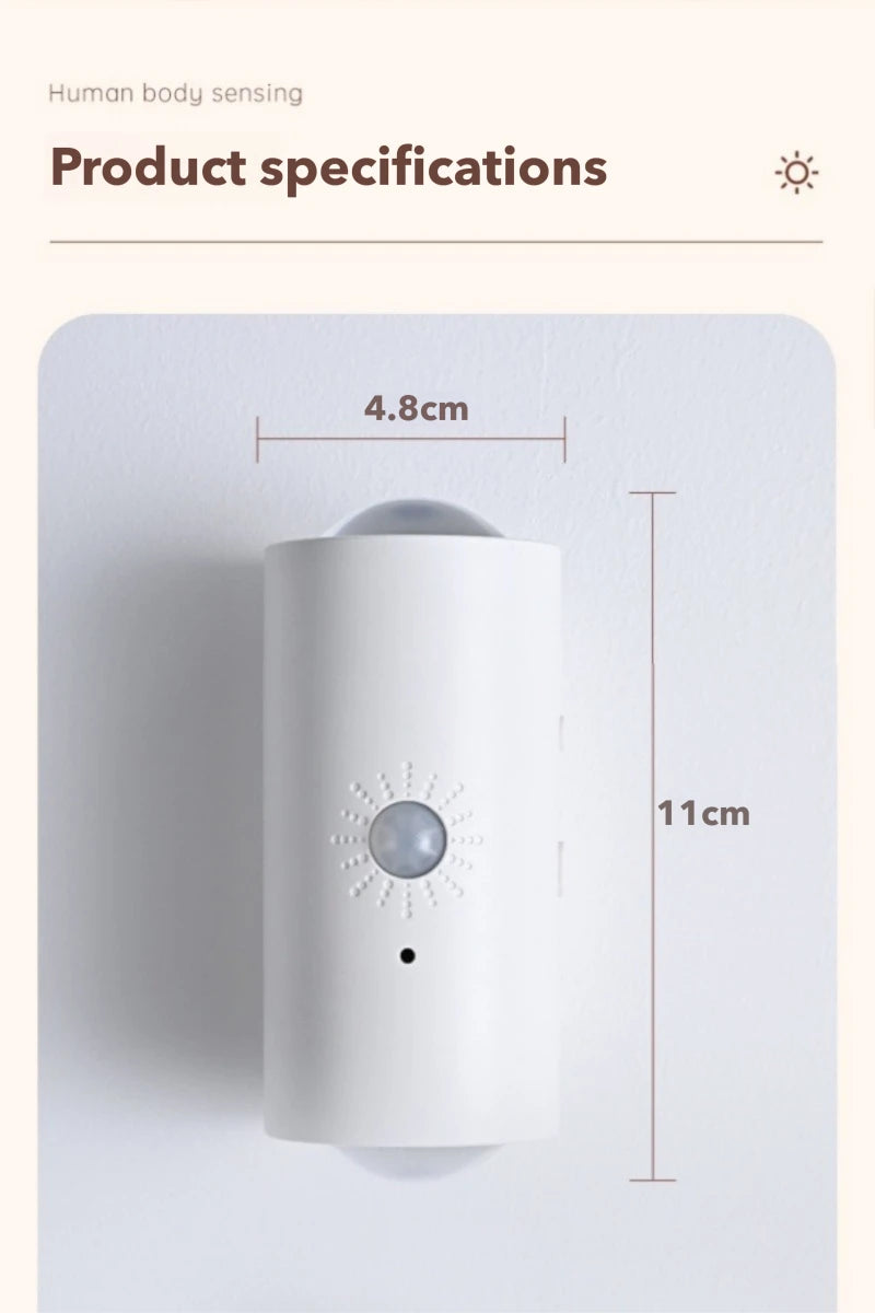 Lámpara de Pared LED con Sensor Inteligente - Iluminación Ambiental RGB - Recargable Magnética