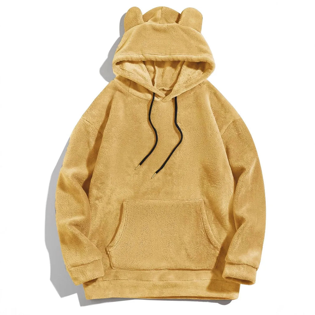 Hoodie unisex con orejas de oso