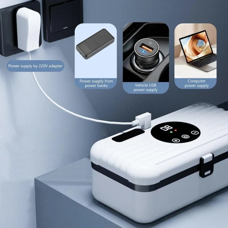 Estuche Refrigerador Portátil para Insulina - Nevera Medicamentos con Pantalla LED 0-18°C