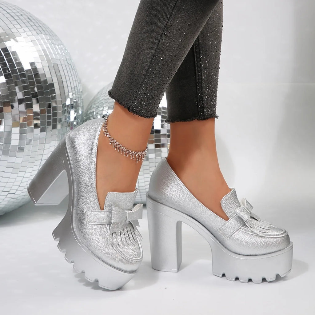 Pumps mujer – tacones chunky, plataforma elegante y antideslizantes