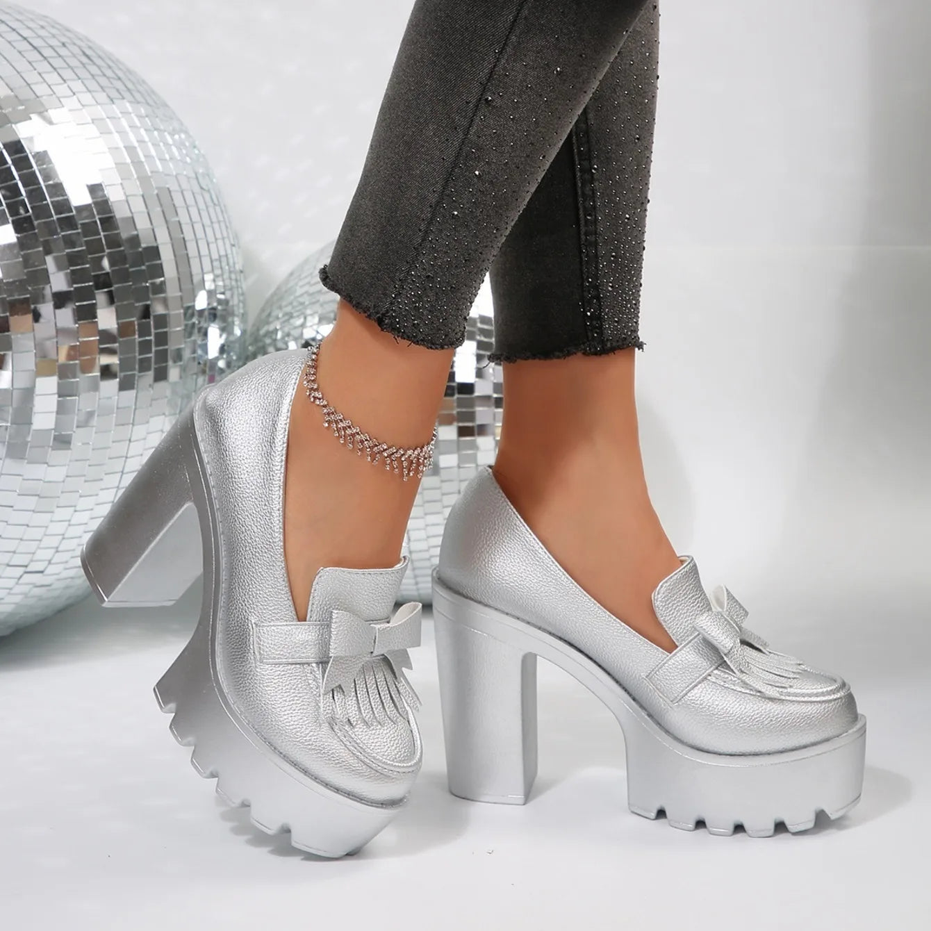 Pumps mujer – tacones chunky, plataforma elegante y antideslizantes