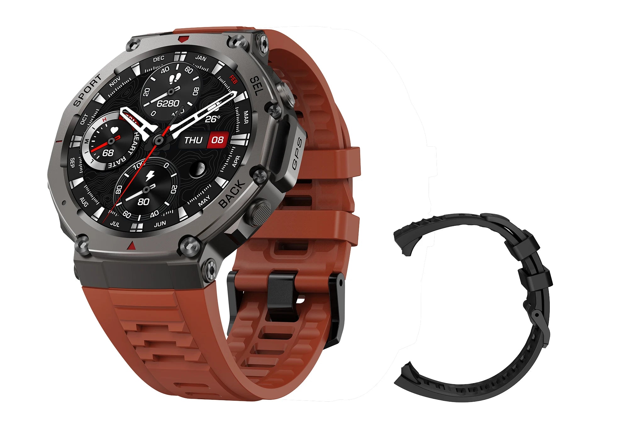 Smartwatch T-Rex 3 GPS – pantalla AMOLED, resistente 5ATM y monitor fitness