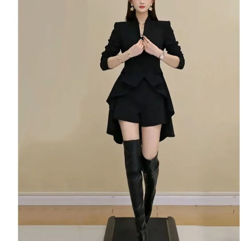 Set de vestidos mujer – elegante, casual y juvenil con escote en V y mangas largas