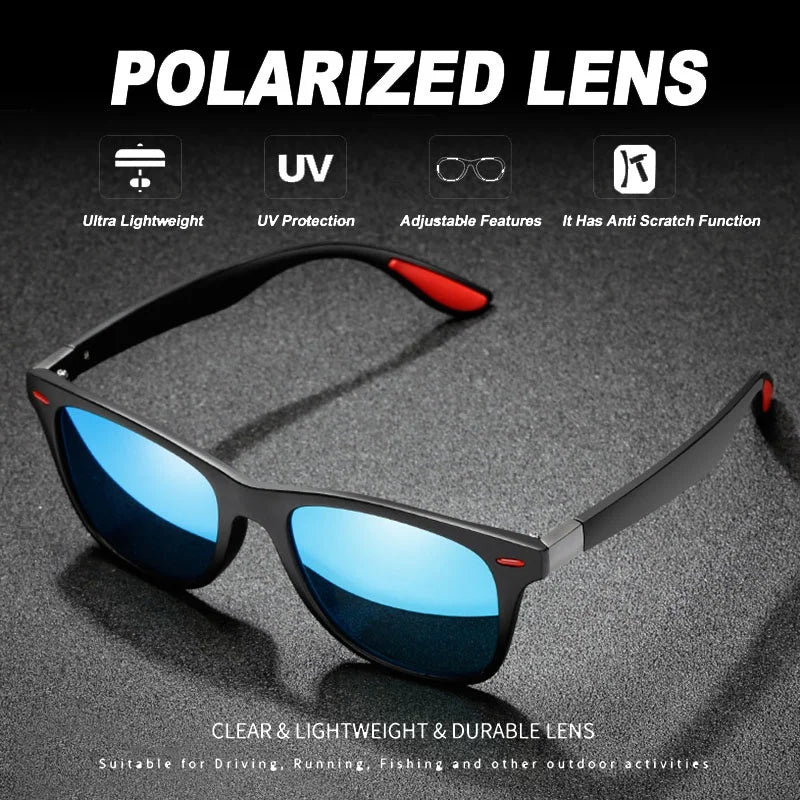 Gafas de visión nocturna polarizadas – marco PC para hombre, deportivas y de conducción