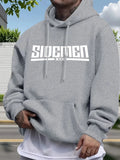 Hoodie casual con estampado "SIDEMEN" – cómodo, manga larga y suelto