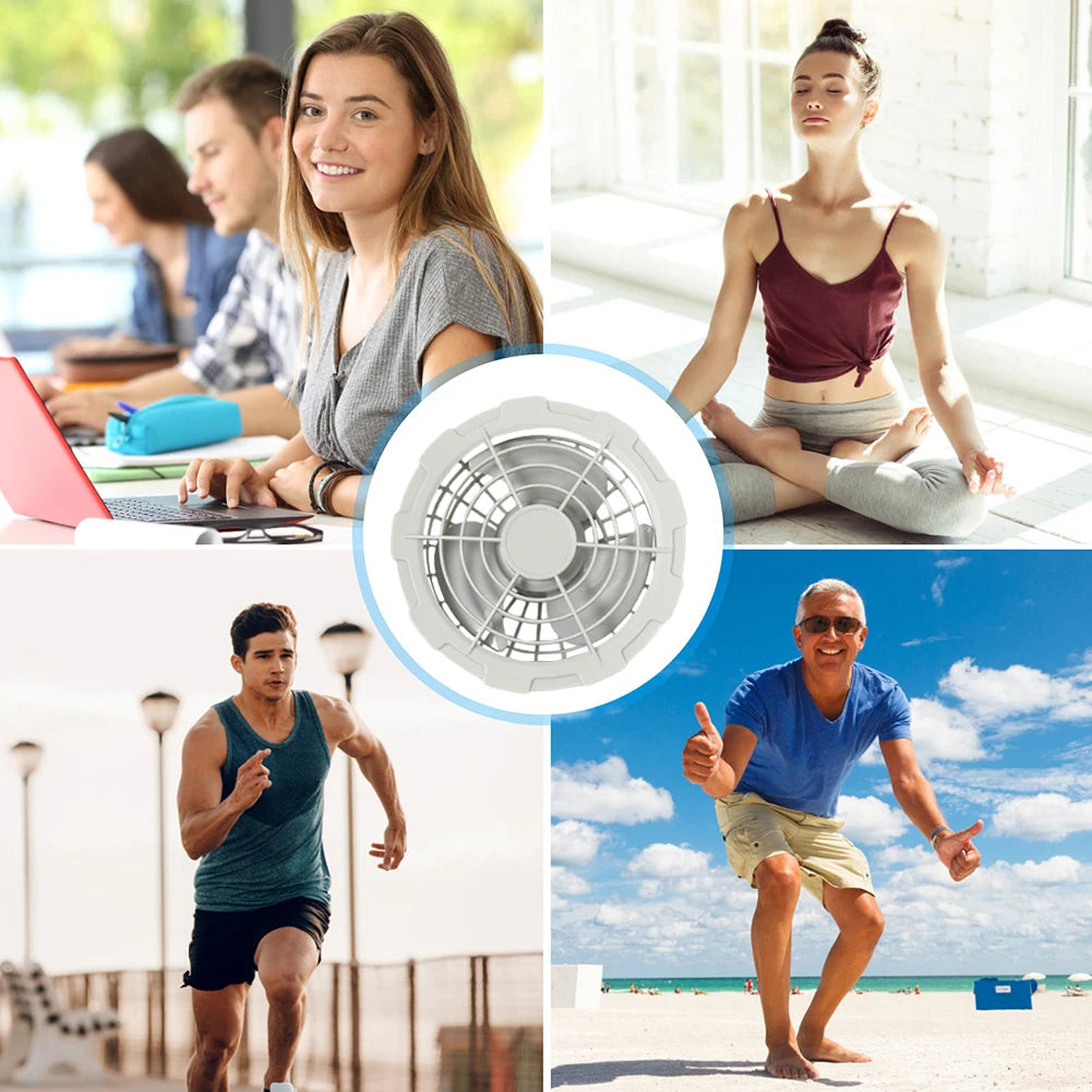 Chaleco Refrigerante con Ventiladores USB - 3 Velocidades Ropa Aire Acondicionado Transpirable