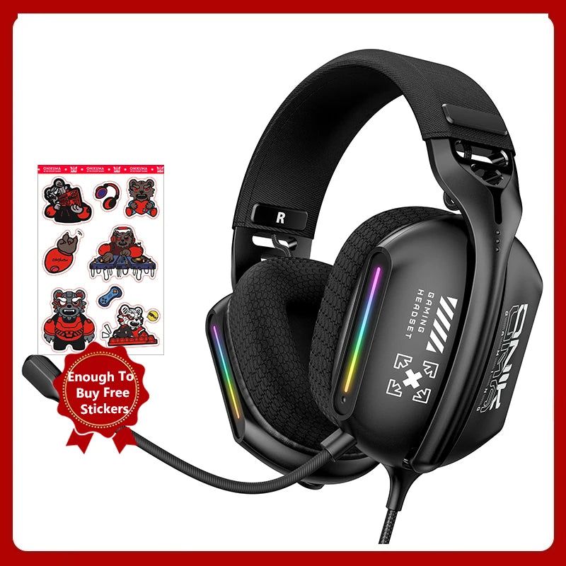 Auriculares gaming ONIKUMA X12 – con cable, cancelación de ruido y micrófono