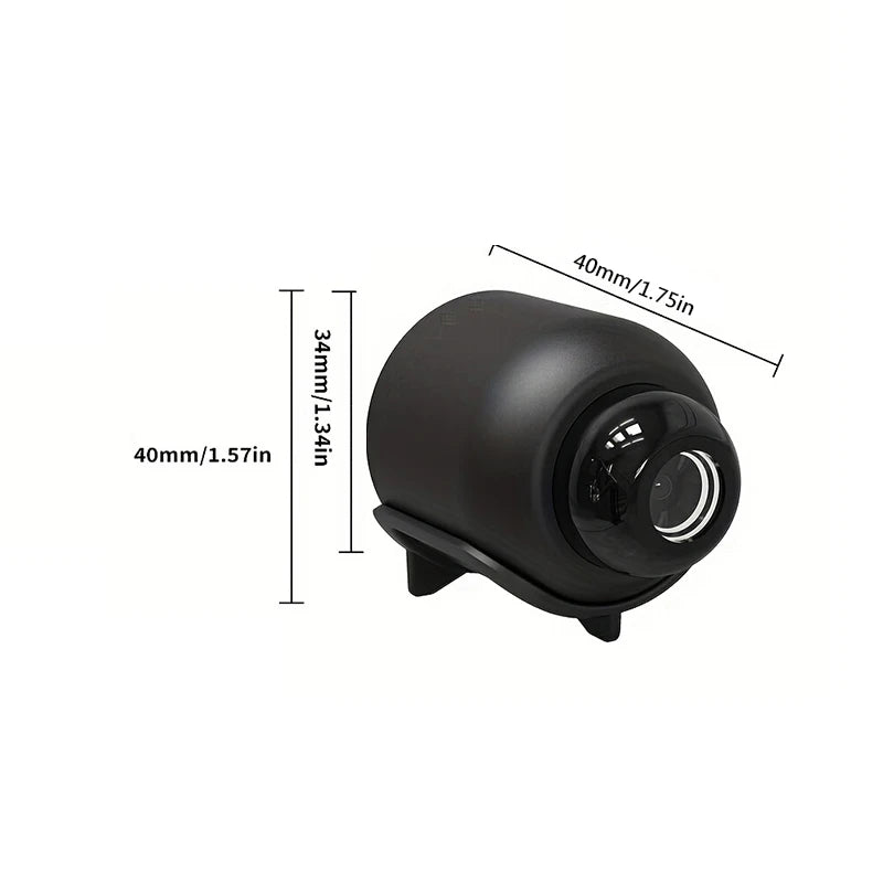 Mini cámara X5 1080P – visión nocturna, portátil y con detección de movimiento