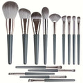 Set de 14 pinceles de maquillaje – profesional, suaves para rostro y ojos