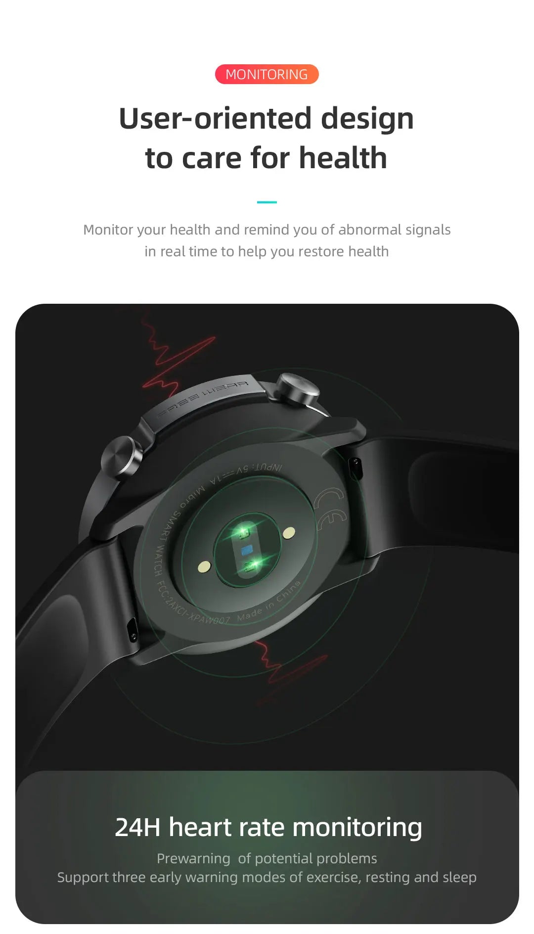 Smartwatch deportivo Mibro A1 – Bluetooth, resistente al agua y monitor de actividad