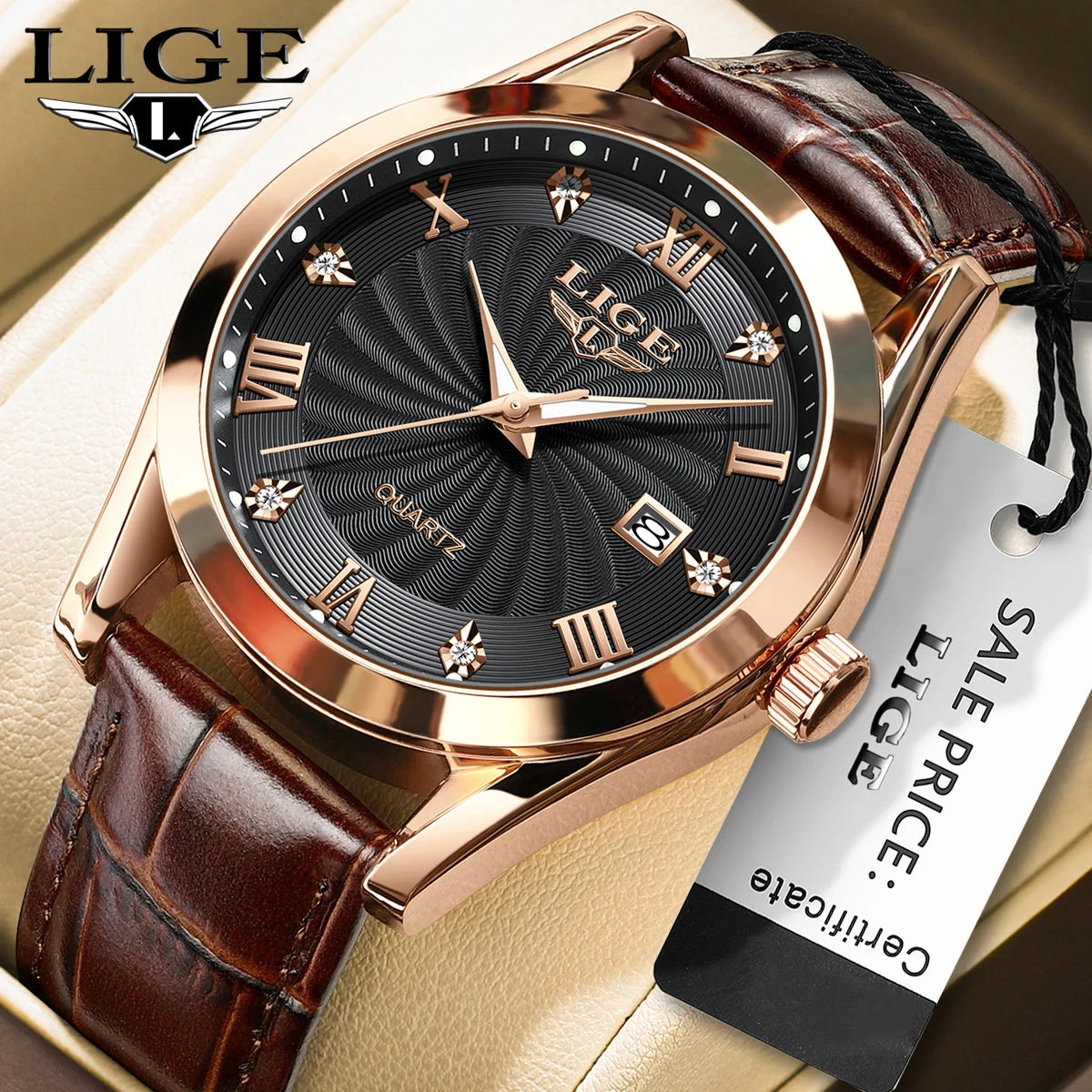 Reloj mujer LIGE – elegante, deportivo y resistente al agua
