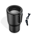 Enfriador de Bebidas para Auto DC 12V con Adaptador para Casa, Portavasos Refrigerador Eléctrico para Coche y Oficina