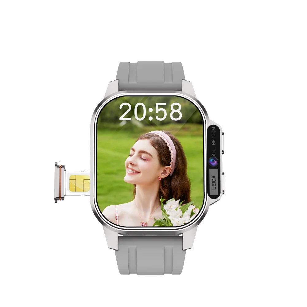 Smartwatch Android con WiFi y GPS – monitor de ritmo cardíaco, SIM y cámara HD