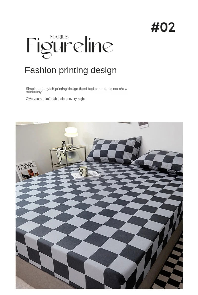 Sábana ajustable king floral – diseño elegante con banda elástica