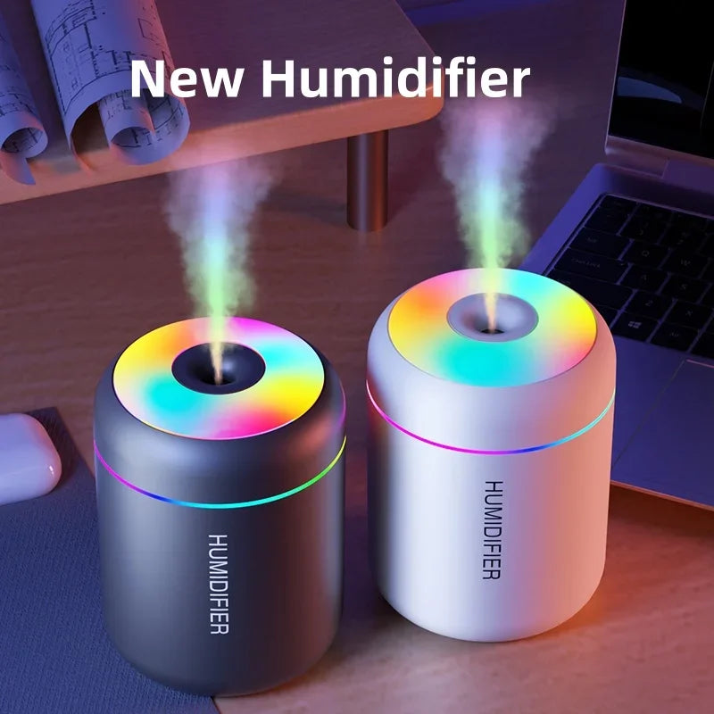 Mini humidificador USB 180ml – difusor de aroma eléctrico para auto y hogar