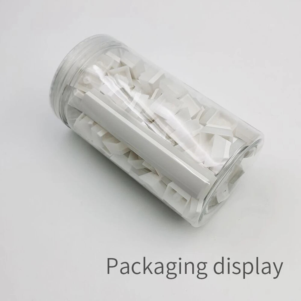 Set de keycaps PBT OEM – 129 teclas transparentes estilo pudding para teclado mecánico