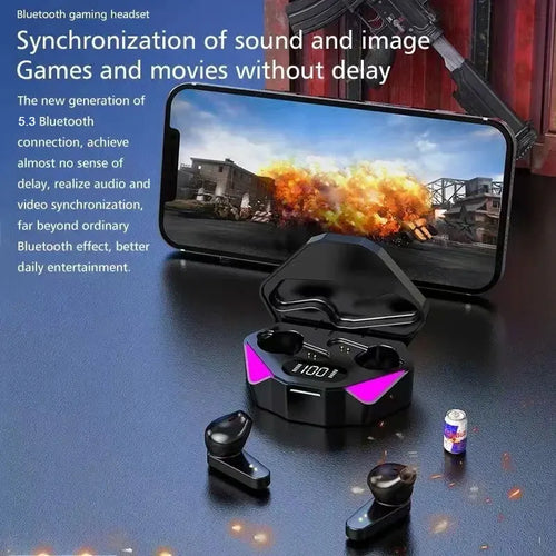 Auriculares inalámbricos TWS X15 – Bluetooth con pantalla LED y cancelación de ruido