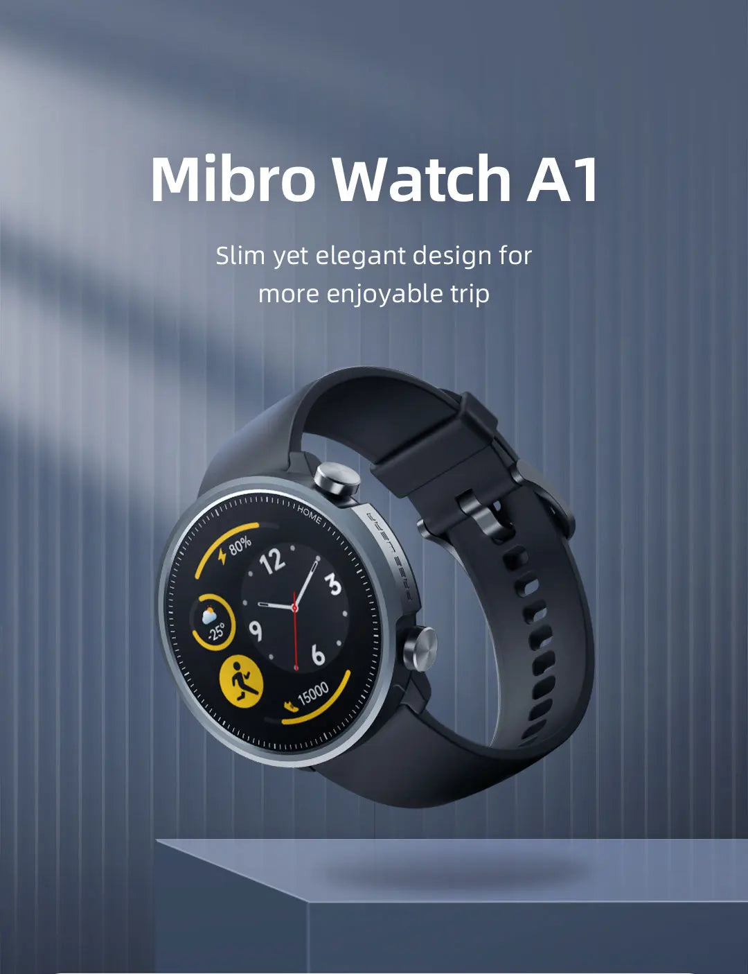 Smartwatch deportivo Mibro A1 – Bluetooth, resistente al agua y monitor de actividad