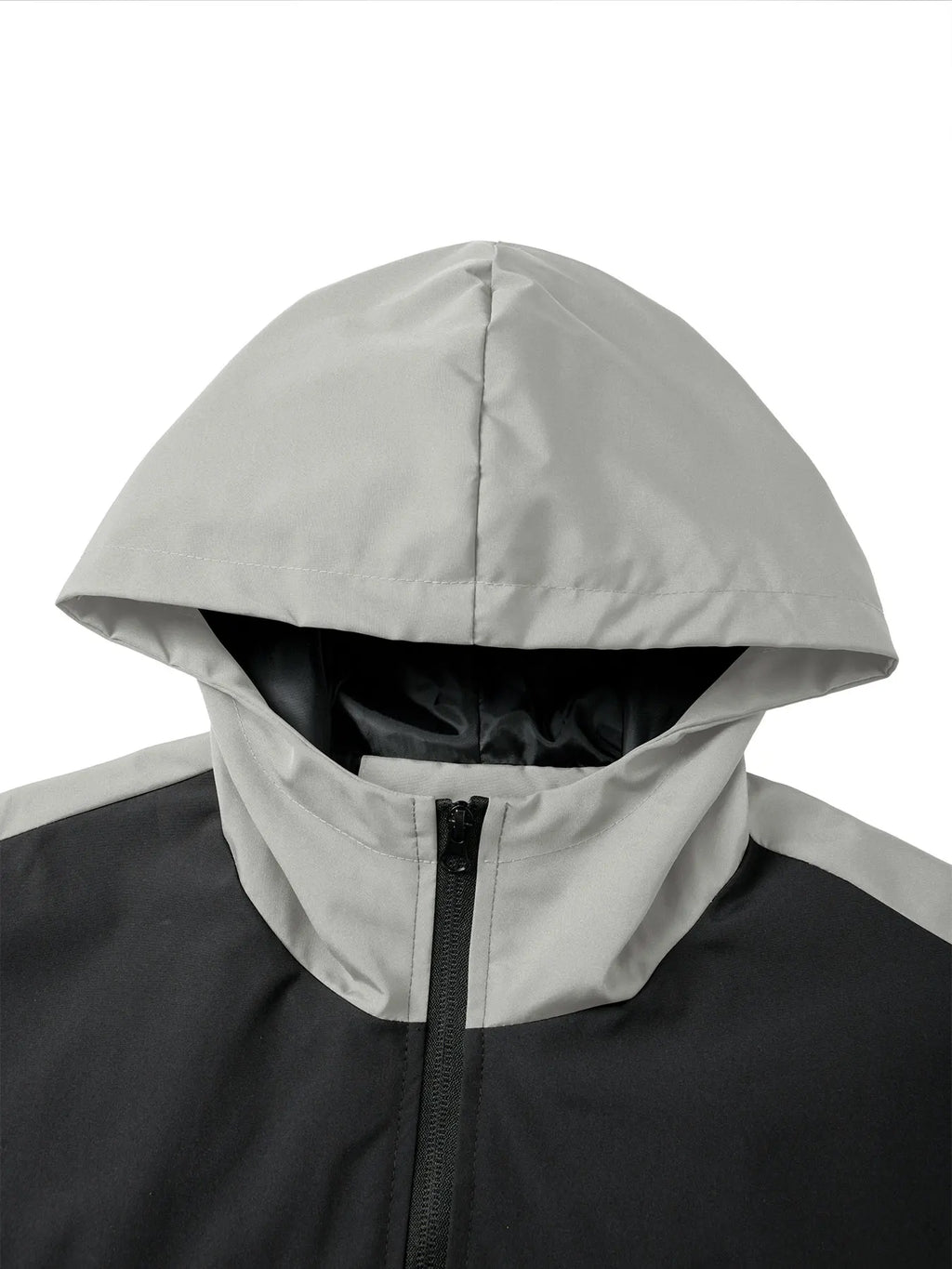 Chaqueta con cuello alto – cortaviento y cálida con múltiples bolsillos para otoño y deporte