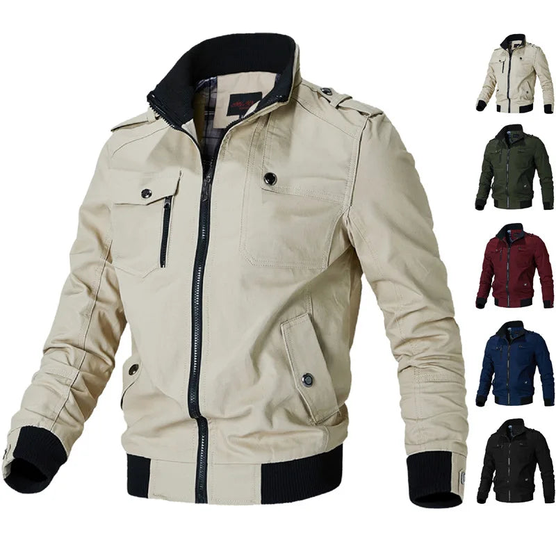 Campera bomber hombre – cortaviento casual