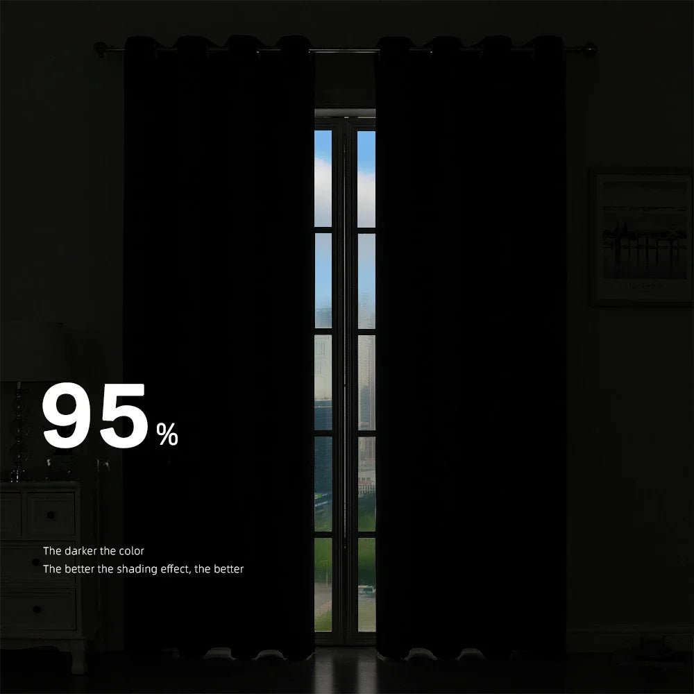 Cortinas blackout negras – alta precisión, térmicas y personalizadas para hogar