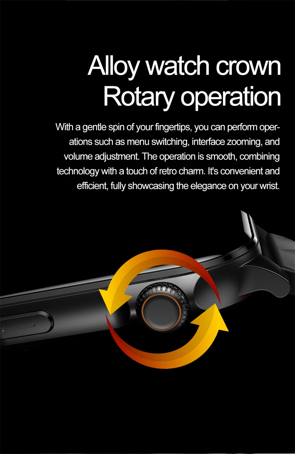 Smartwatch LIGE mujer – pantalla HD 2.01", monitor de salud y resistente al agua