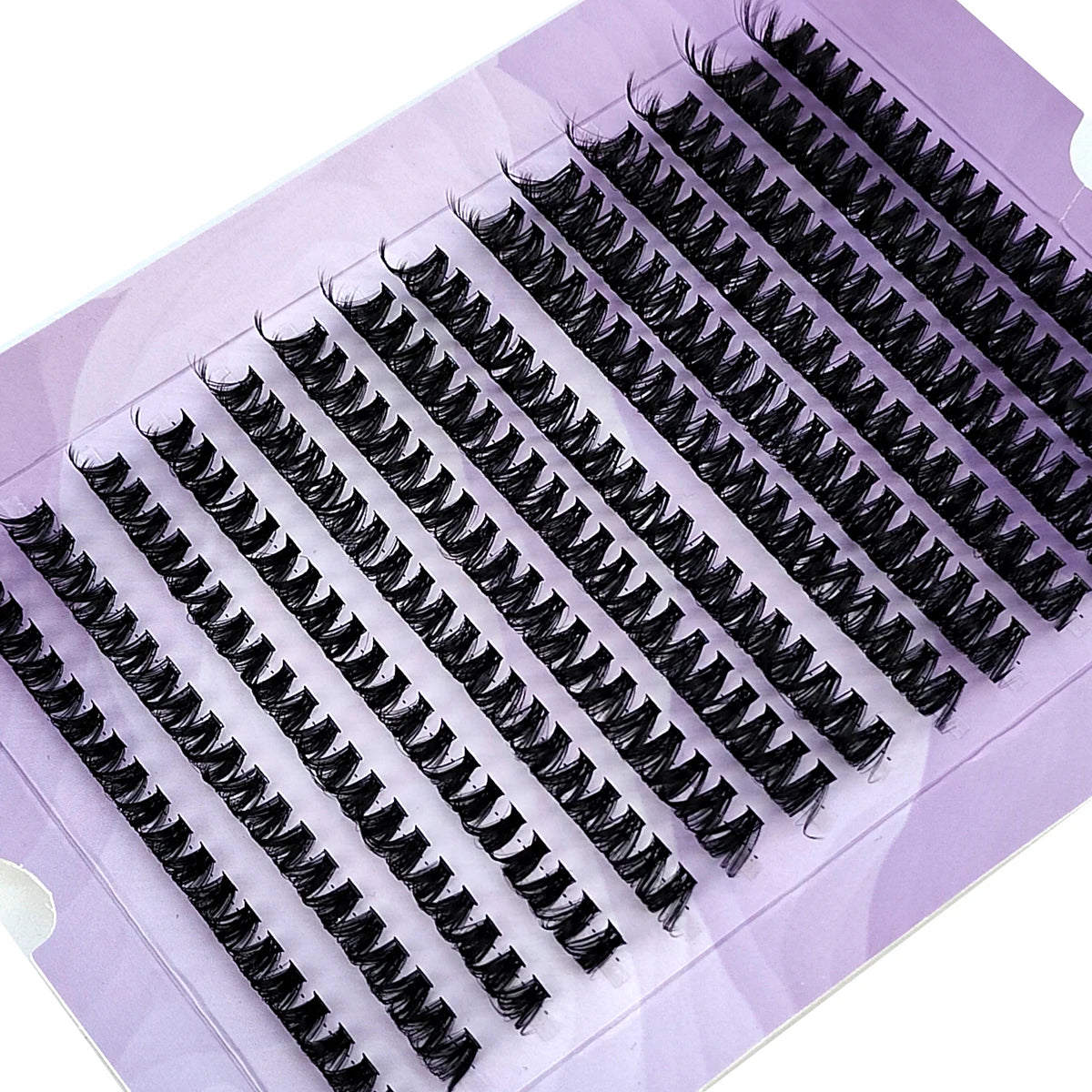 Paquete 280 pestañas mink 3D – extensiones individuales volumen ruso, ultra finas 0.05mm