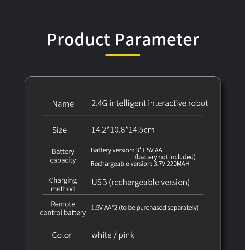 Robot JJRC R22 Inteligente con Control Remoto - Sensor de Gestos - Música - Grabación - Educativo - Programación - Divulgación Científica